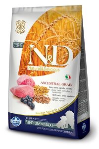 N&D LG DOG Puppy M/L Lamb & Blueberry 12kg